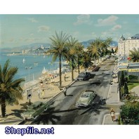 Tranh sơn dầu thành phố trong lành